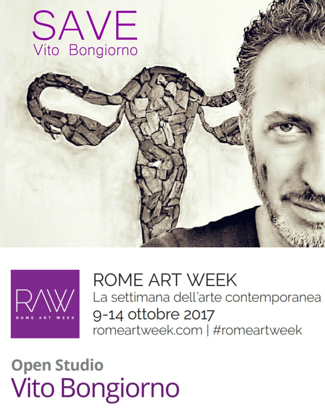 Save Vito Bongiorno Rome Art Week 2017