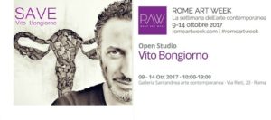 Save di Vito Bongiorno Rome Art Week 2017
